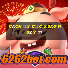 Cách đặt cược XSAG ngày 11