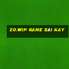 Zo.Win Game Bài Hay