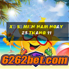 xổ số miền nam ngày 25 tháng 11