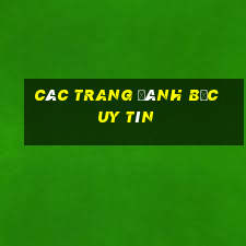 các trang đánh bạc uy tín