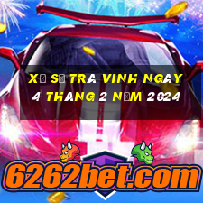 xổ số trà vinh ngày 4 tháng 2 năm 2024