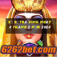 xổ số trà vinh ngày 4 tháng 2 năm 2024