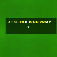 xổ số trà vinh ngày 7