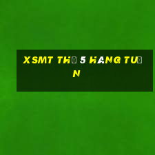 xsmt thứ 5 hàng tuần