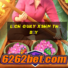 Lịch quay XSHN thứ bảy