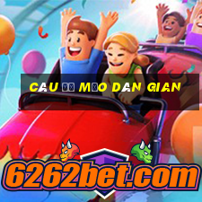 câu đố mẹo dân gian