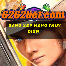 bang xep hang thuy dien