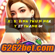 xổ số bình thuận ngày 27 tháng 04