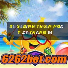 xổ số bình thuận ngày 27 tháng 04