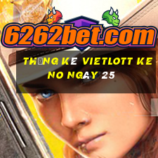 Thống kê vietlott KENO ngày 25