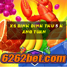 xs binh dinh thu 5 hang tuan