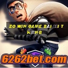 zo win game bài đổi thưởng