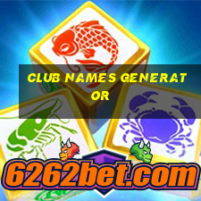 club names generator