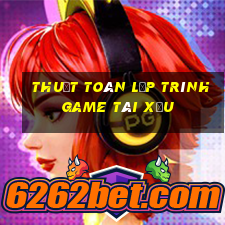 thuật toán lập trình game tài xỉu