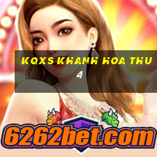 kqxs khanh hoa thu 4