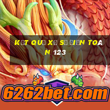 kết quả xổ số điện toán 123