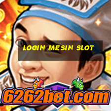 login mesin slot