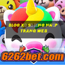 BlOG Xổ số Đăng nhập trang web