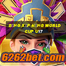 bảng xếp hạng world cup u17