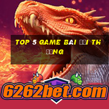 top 5 game bài đổi thưởng