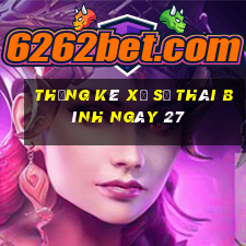 Thống kê Xổ Số thái bình ngày 27