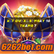 kết quả xổ số ngày 10 tháng 7