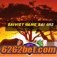 Baiviet Game Bài G52