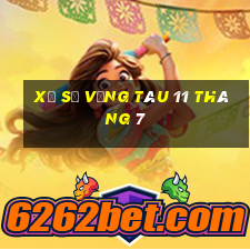 xổ số vũng tàu 11 tháng 7