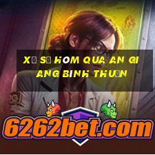 xổ số hôm qua an giang bình thuận