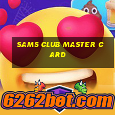 sams club master card