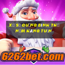 xổ số quảng bình thứ năm hàng tuần