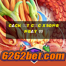 Cách đặt cược XSQNG ngày 11