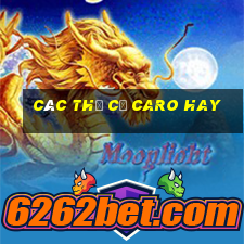 các thế cờ caro hay