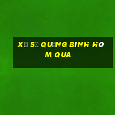 xổ số quảng bình hôm qua