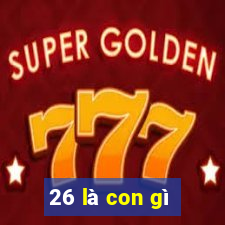 26 là con gì