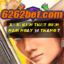 xổ số kiến thiết miền nam ngày 14 tháng 7