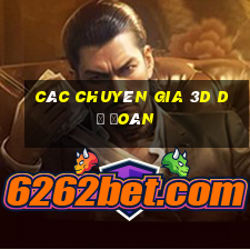 Các chuyên gia 3d dự đoán