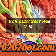 Lịch quay XSCT ngày 18