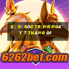 xổ số sóc trăng ngày 7 tháng 04