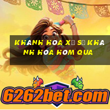 khánh hòa xổ số khánh hòa hôm qua