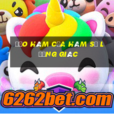 đạo hàm của hàm số lượng giác