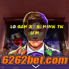 lô gan xổ số ninh thuận