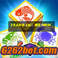 Trang Chủ We1win