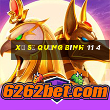 xổ số quảng bình 11 4