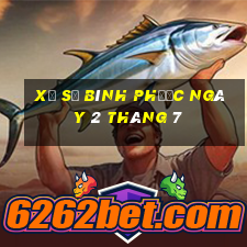 xổ số bình phước ngày 2 tháng 7