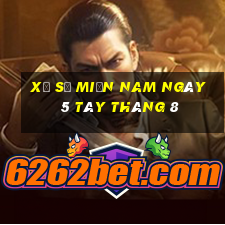 xổ số miền nam ngày 5 tây tháng 8