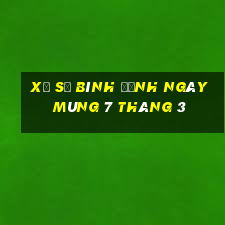 xổ số bình định ngày mùng 7 tháng 3