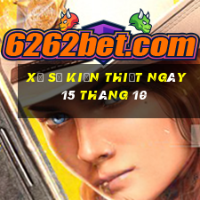 xổ số kiến thiết ngày 15 tháng 10