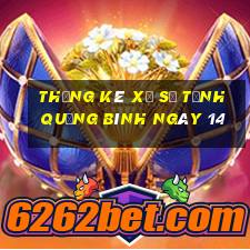 Thống kê Xổ Số Tỉnh Quảng Bình ngày 14