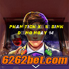 Phân tích Xổ Số bình dương ngày 14